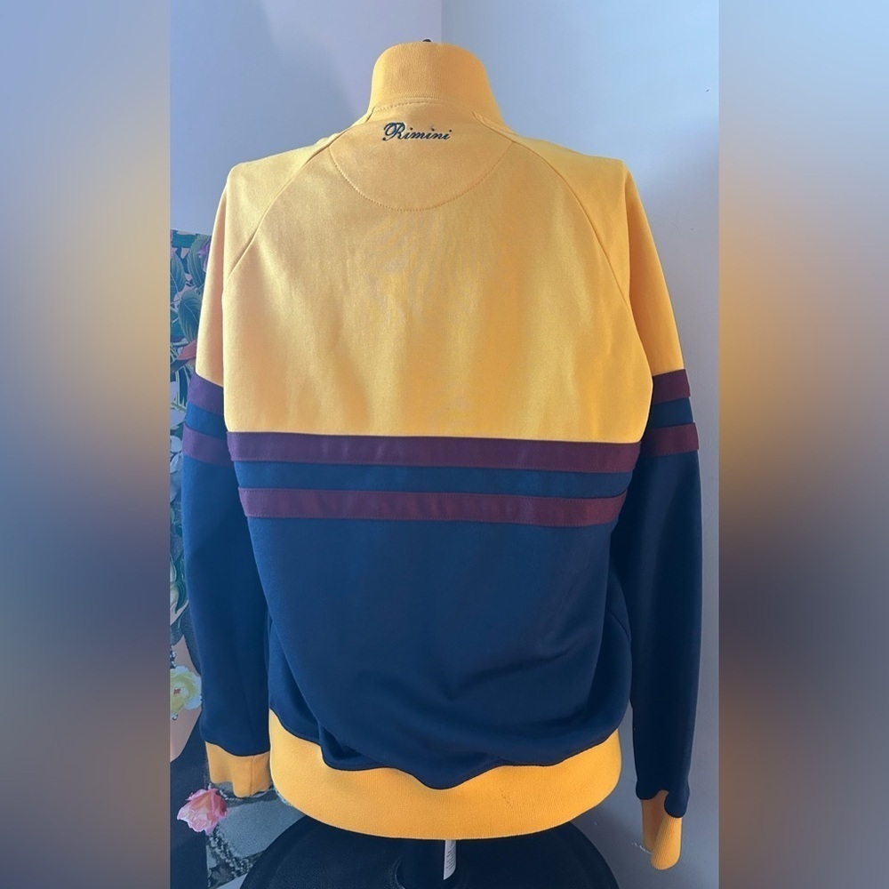 NWOT RETRO VINTAGE ELLESSE RIMINI TRACK JACKET. Sz. S. ORIGINAL AUTHENTIC - Picture 4 of 9
